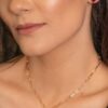 Red Hearts - Earrings and Necklace Set