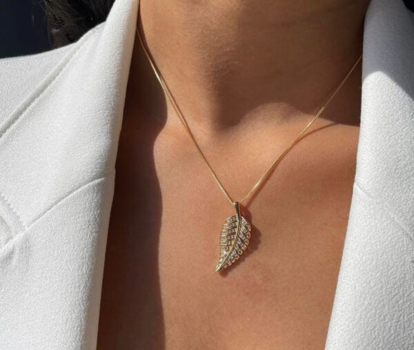 Necklace - Leaf - Gold Plated